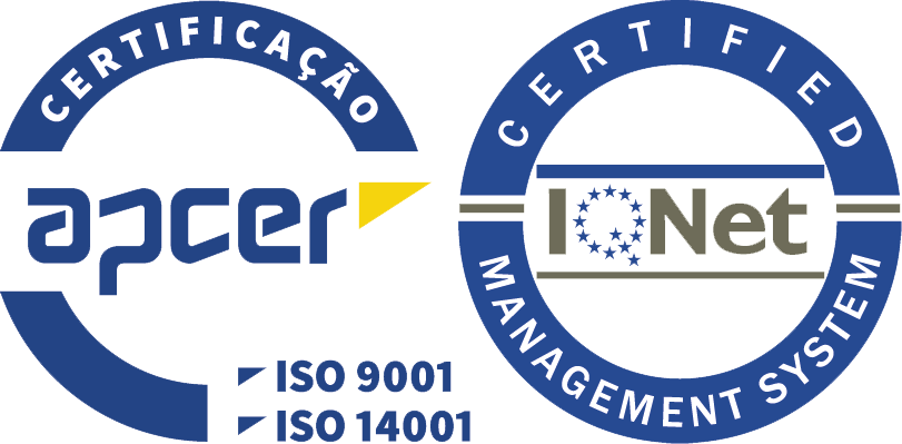 Logotipo APCER ISO9001 + ISO14001
